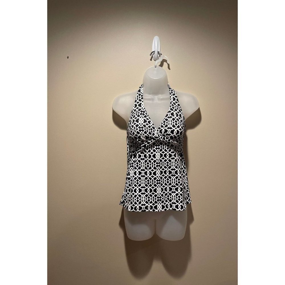 2 Lands End‎ Tankini Halter Swim Top J01 06